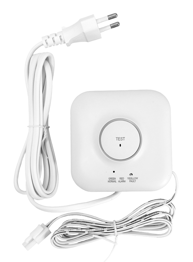 HANWEI ενσύρματος ανιχνευτής διαρροής αερίου JT-KBR2 με ηχητικό & οπτικό συναγερμό, WiFi, TUYA - Image 3