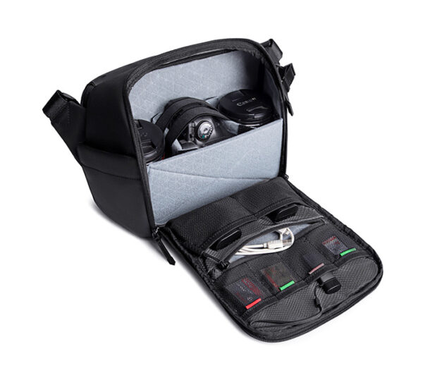 ARCTIC HUNTER τσάντα ώμου K00576 για φωτογραφική μηχανή, 9L, μαύρη - Image 2