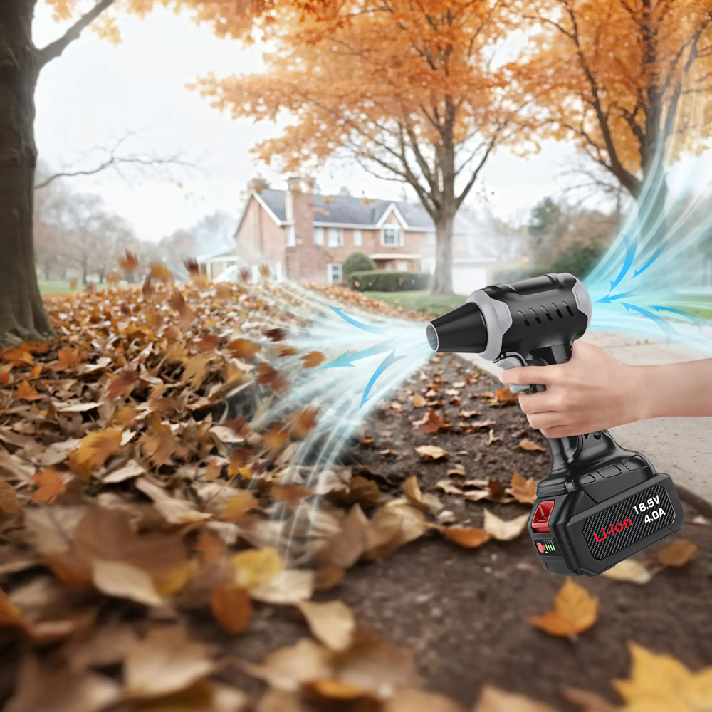 KINZIR ηλεκτρικό air duster AD47, 400W, 10000mAh, μαύρο - Image 2