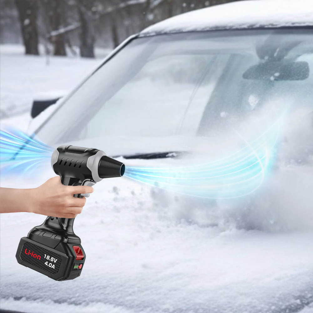 KINZIR ηλεκτρικό air duster AD47, 400W, 10000mAh, μαύρο - Image 3