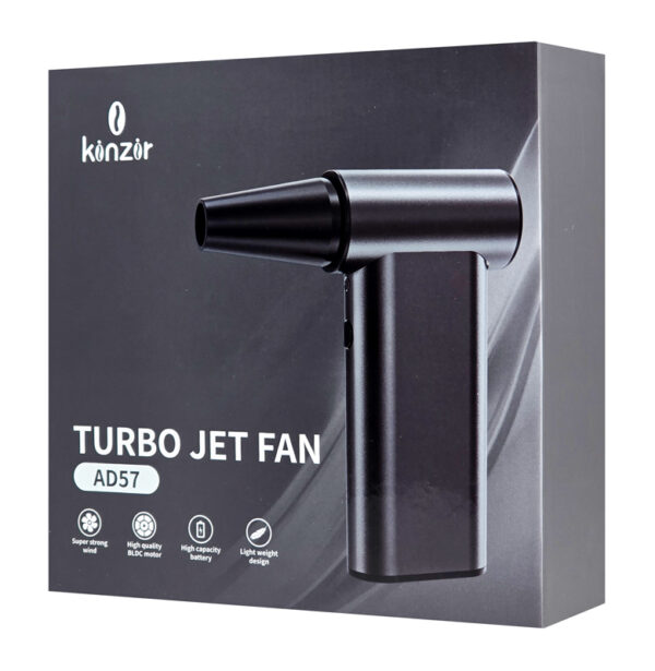 KINZIR ηλεκτρικό air duster AD57, 180W, 8000mAh, γκρι - Image 5