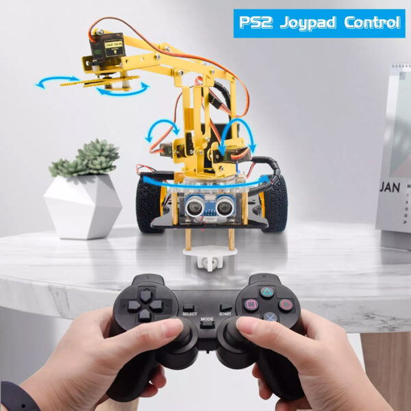KEYESTUDIO 4DOF mechanical robot arm car kit KS0520, για Arduino - Image 2