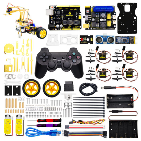 KEYESTUDIO 4DOF mechanical robot arm car kit KS0520, για Arduino - Image 6