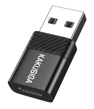 KAKUSIGA αντάπτορας USB-C σε USB KSC-1407, 480Mbps, 3A, μαύρος