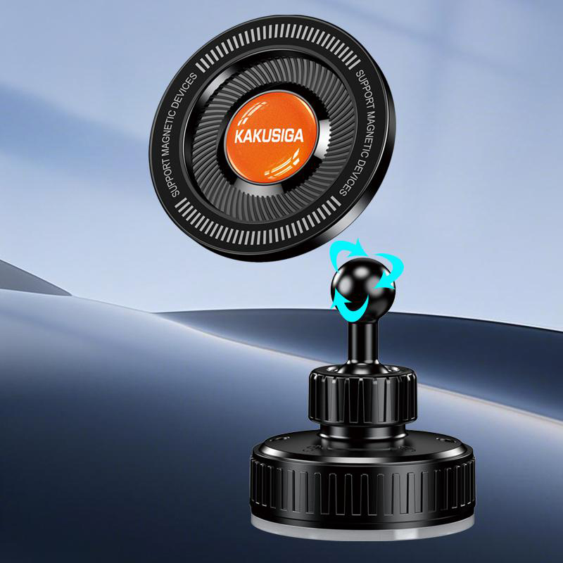 KAKUSIGA βάση smartphone αυτοκινήτου KSC-1718 για ταμπλό, μαγνητική, μαύρη - Image 3