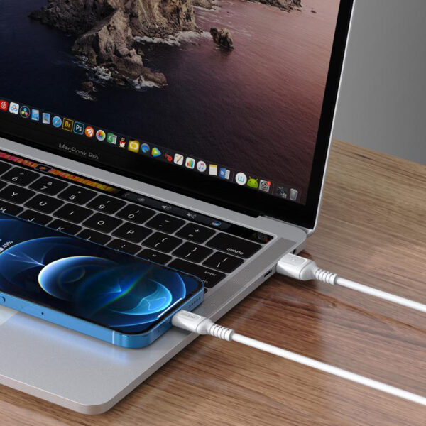 KAKUSIGA καλώδιο Lightning σε USB KSC-805, 12W, 480Mbps, 1m, μαύρο - Image 2