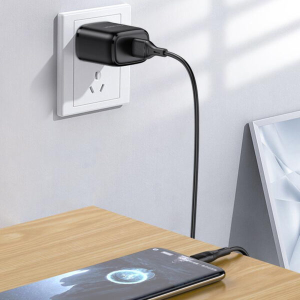 KAKUSIGA καλώδιο USB-C σε USB KSC-953, σιλικόνης, 15W, 480Mbps, 1m, λευκό - Image 2