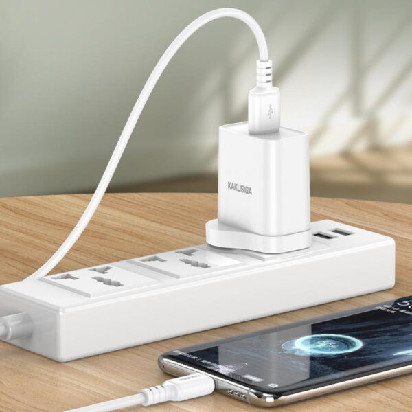 KAKUSIGA καλώδιο USB-C σε USB KSC-982, 15W, 480Mbps, 1m, μαύρο - Image 2