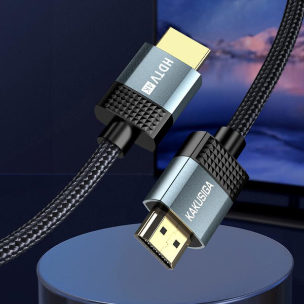 KAKUSIGA καλώδιο HDMI KSC-983, 4K/60Hz, 18Gbps, 2m, μαύρο - Image 2