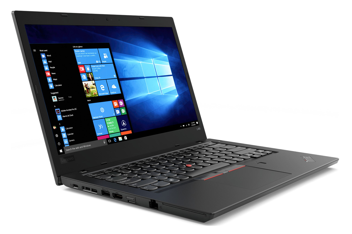 LENOVO Laptop ThinkPad L480, Grade C, i5-8350U, 8/256GB NVME, 14", Cam, UHD Graphics 620, FreeDOS