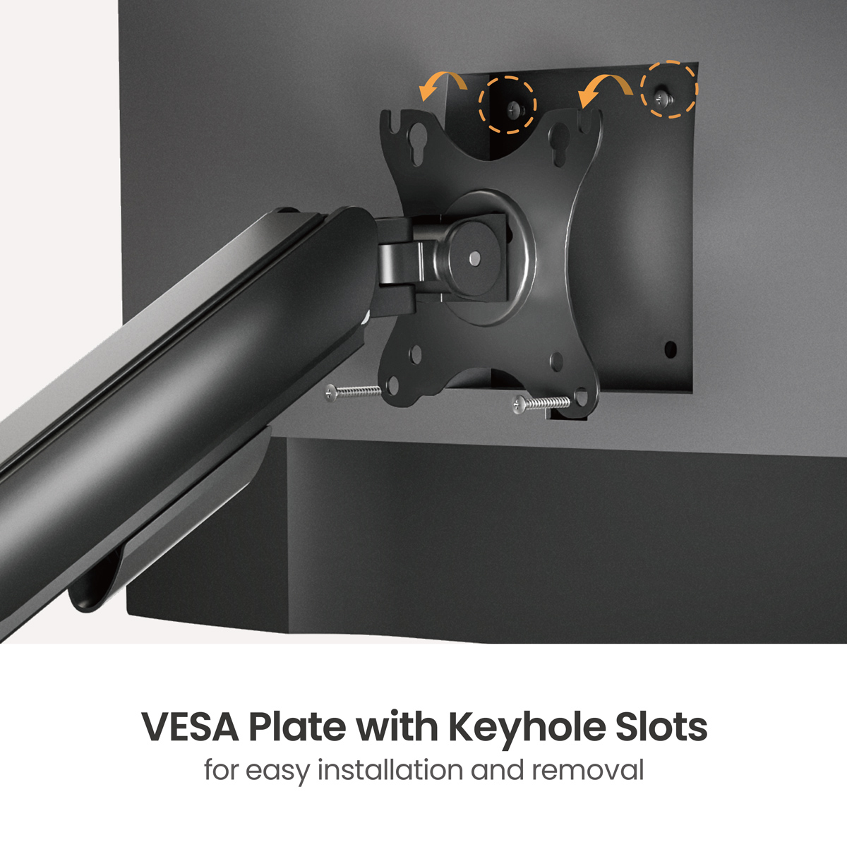 BRATECK βάση γραφείου για 2x οθόνες LDT97-C024PE, 17-32", έως 9kg - Image 3