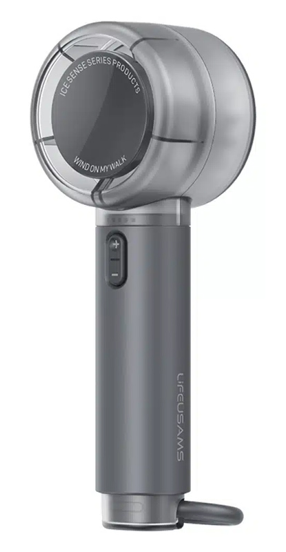 USAMS φορητός ανεμιστήρας LU01 με 5 ταχύτητες, 2000mAh, μαύρος