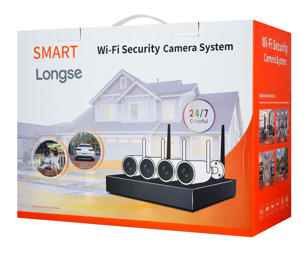 LONGSE NVR καταγραφικό με 4 κάμερες LW5MC84B1, WiFi, 5MP, 8 κανάλια - Image 3