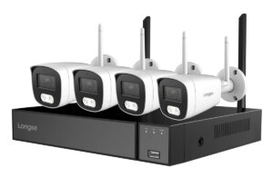 LONGSE NVR καταγραφικό με 4 κάμερες LW5MC84B1, WiFi, 5MP, 8 κανάλια