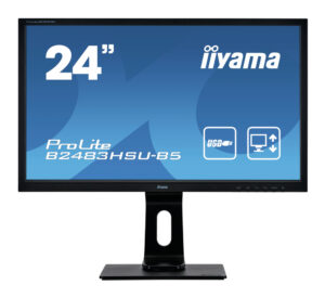IIYAMA used Οθόνη B2483HSU LED, 24" 1920x1080, VGA/DVI/DisplayPort, GB