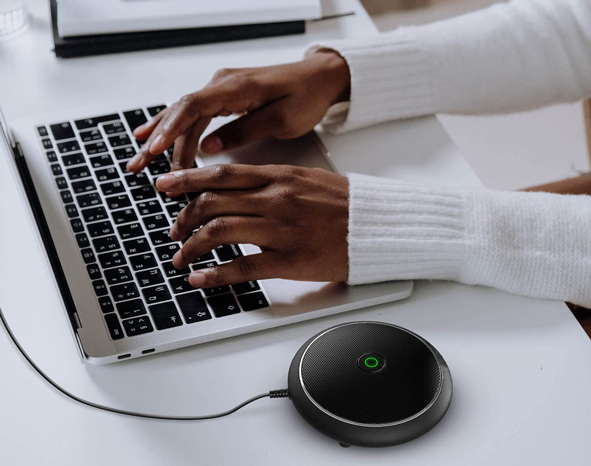 CMTECK επιτραπέζιο μικρόφωνο M003, omnidirectional, USB, μαύρο - Image 2