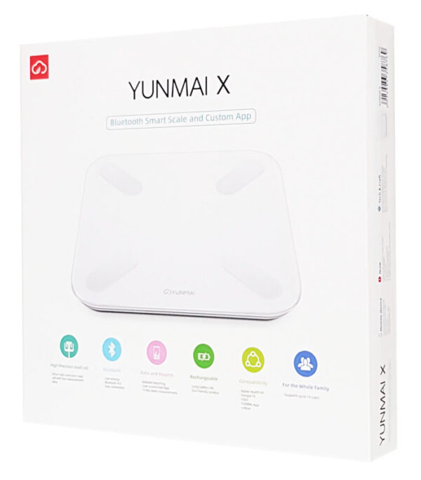 YUNMAI smart ζυγαριά X M1825, 3-180kg, 1000mAh, λευκή - Image 5