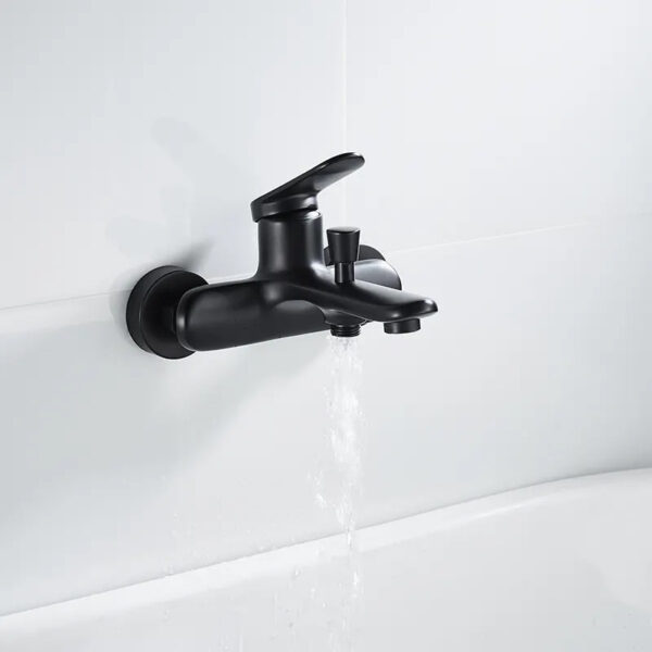BRUNO μπαταρία τοίχου μπάνιου M31570-235H, αναμεικτική, μαύρη - Image 6
