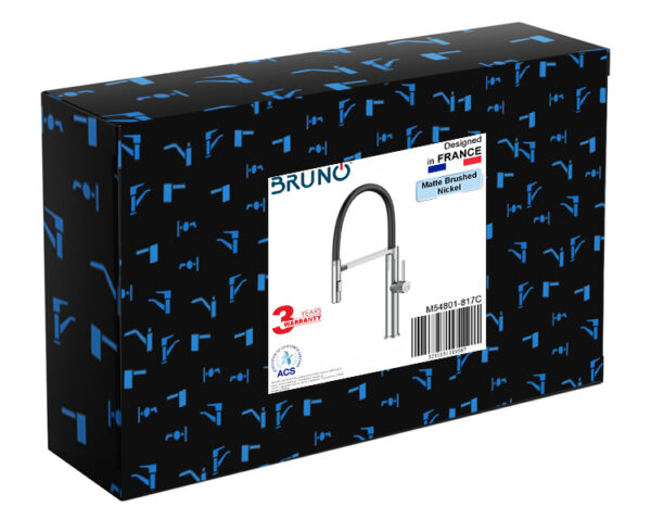 BRUNO μπαταρία πάγκου κουζίνας M54801-817C, αναμεικτική, ασημί - Image 10