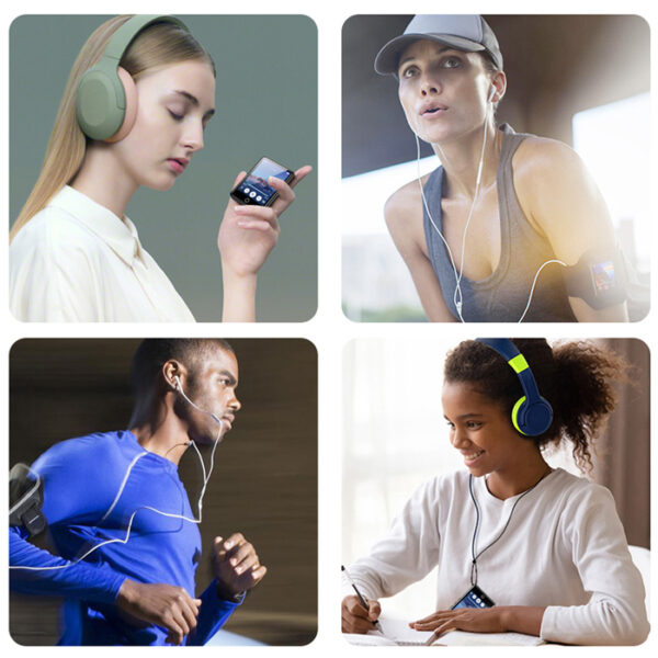 RUIZU MP3 player M6 με οθόνη αφής 2.8", 8GB, ελληνικό μενού, μαύρο - Image 7