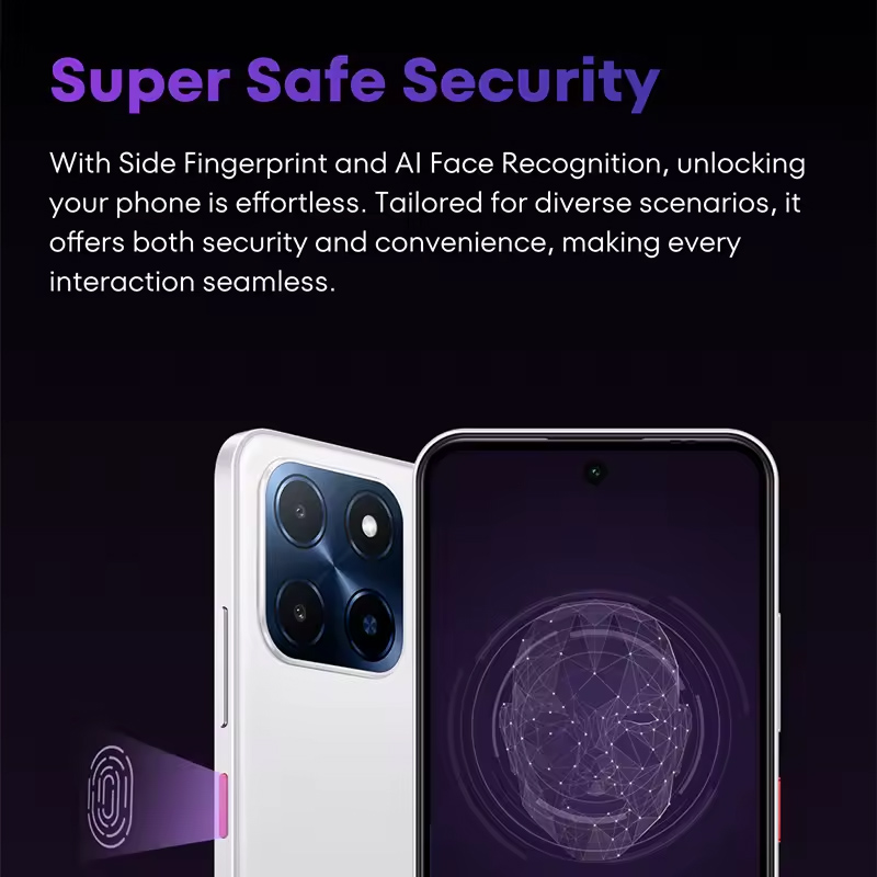 MEIZU smartphone Mblu 22, 6.79", 4/128GB, 5000mAh, μαύρο - Image 6