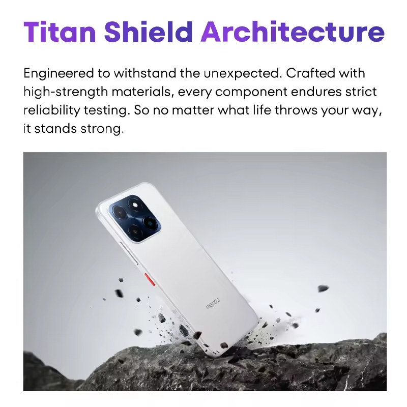 MEIZU smartphone Mblu 22, 6.79", 4/128GB, 5000mAh, λευκό - Image 5