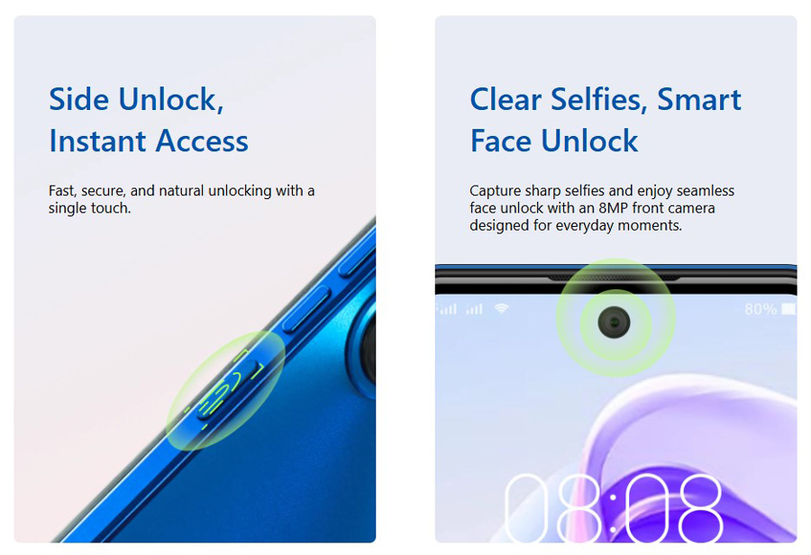 MEIZU smartphone Mblue 21, 6.79", 6/128GB, 4900mAh, μαύρο - Image 5