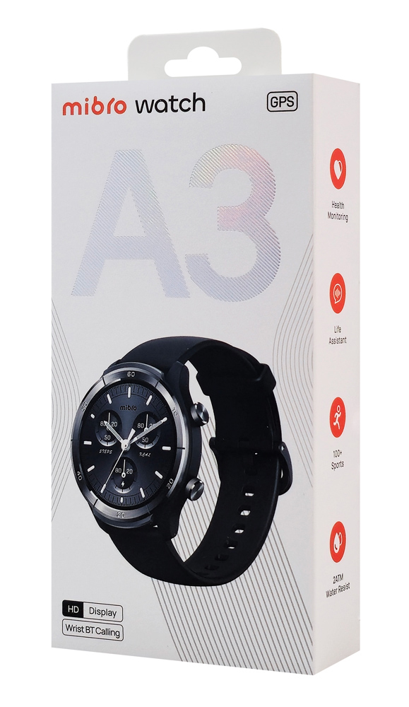 MIBRO smartwatch A3, heart rate, 1.39" IPS, GPS, 2 ATM, γκρι - Image 10