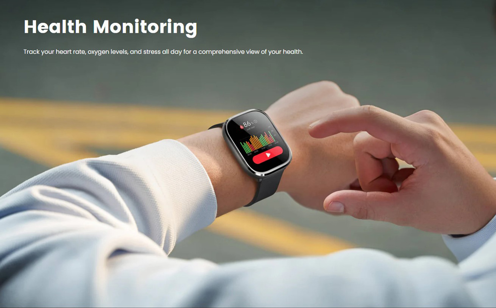 MIBRO smartwatch C4, heart rate, 2.01" TFT, 2 ATM, γκρι - Image 7