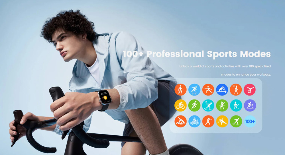 MIBRO smartwatch C4, heart rate, 2.01" TFT, 2 ATM, γκρι - Image 9