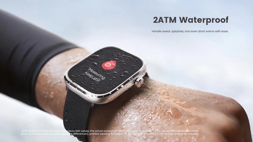 MIBRO smartwatch C4, heart rate, 2.01" TFT, 2 ATM, γκρι - Image 10