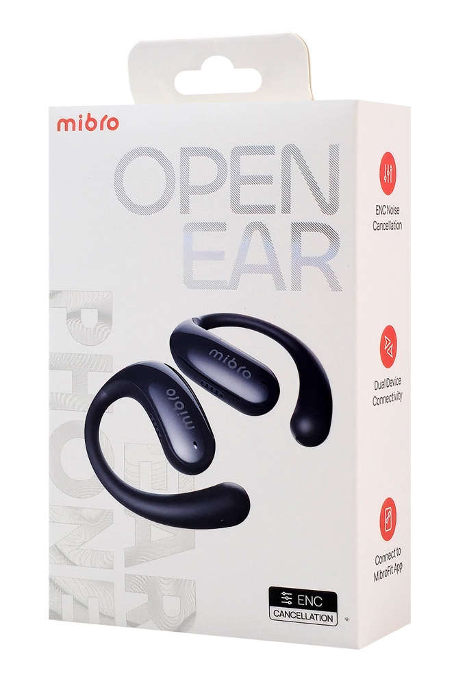 MIBRO earphones με θήκη φόρτισης OpenEar, OWS, ENC, 45/400mAh, μαύρα - Image 5
