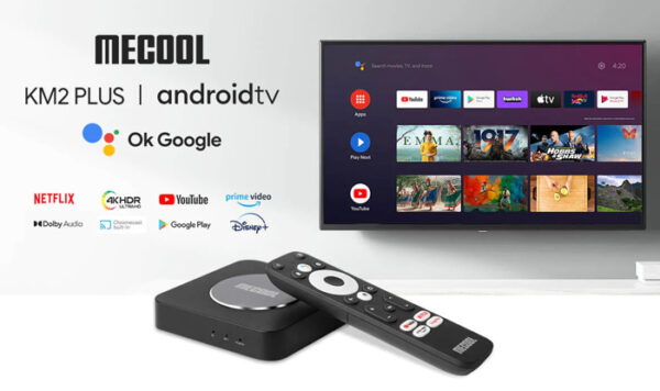 MECOOL TV Box KM2 Plus, Google/Netflix certificate, 4K, WiFi, Android 11 - Image 2