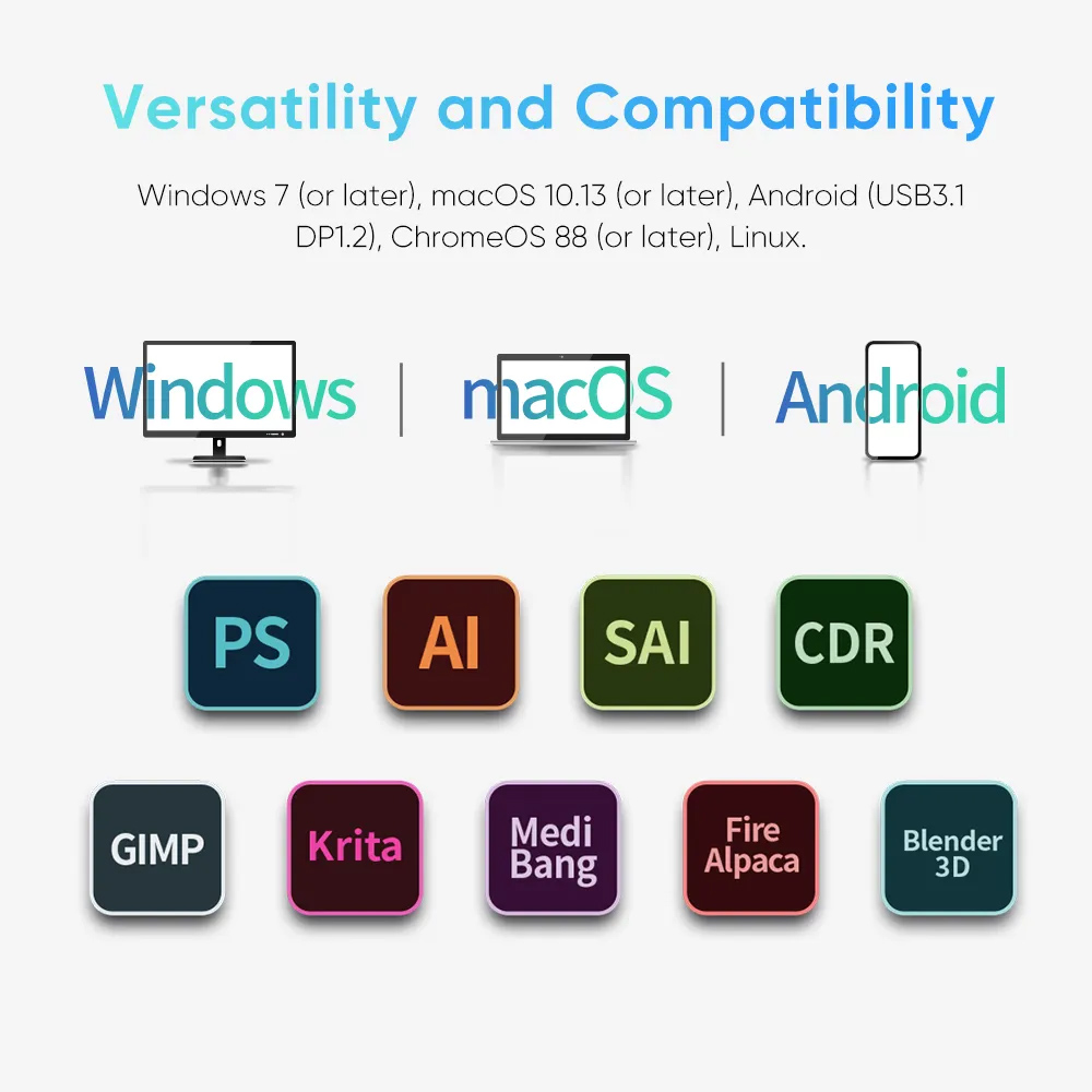 XP-PEN ταμπλέτα σχεδίασης με οθόνη & γραφίδα Artist 13.3 Pro V2, 10.95", μαύρο - Image 10