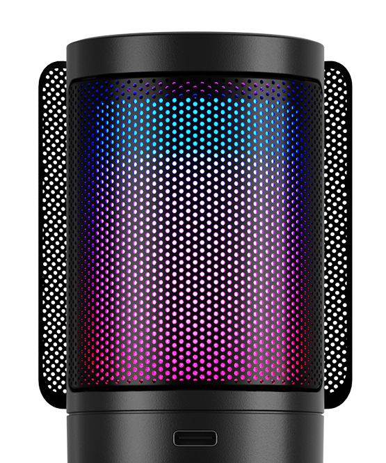 SADES gaming μικρόφωνο TYTO με βάση γραφείου & επιτραπέζια, pop φίλτρο, καρδιοειδές, USB, μαύρο - Image 4