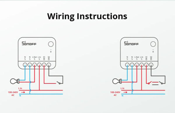 SONOFF smart διακόπτης MINIR4M, 2 κανάλια, Wi-Fi, 10A, λευκός - Image 11