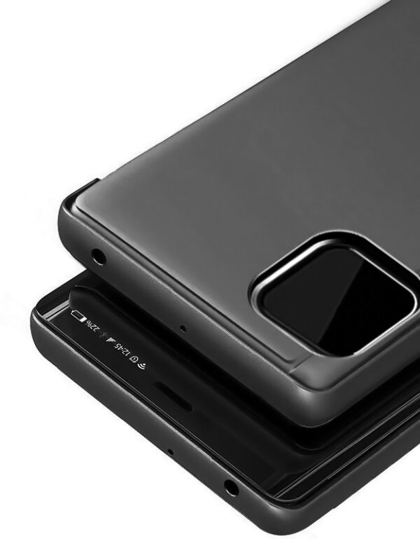 POWERTECH θήκη Clear view MOB-1514, Xiaomi Mi 10 Lite, μαύρη - Image 2