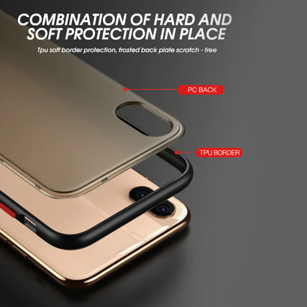 POWERTECH Θήκη Color Button MOB-1758 για Xiaomi 12/12X, μαύρη - Image 2