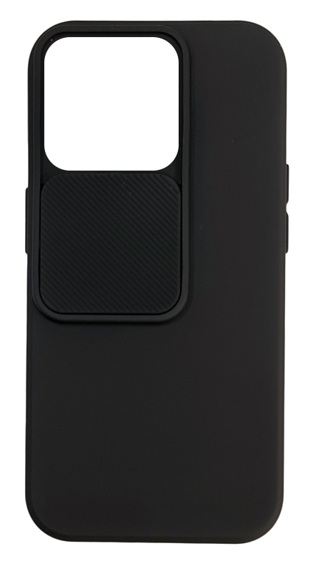 POWERTECH Θήκη Camshield Soft MOB-1884 για iPhone 15 Pro, μαύρη