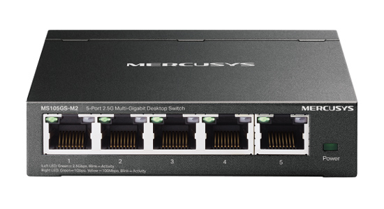 MERCUSYS desktop switch MS105GS-M2, 5x 2.5Gbps θύρες, UN/1.0 - Image 2