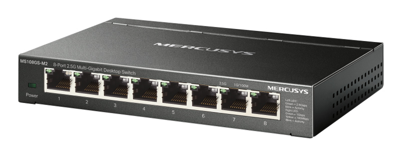 MERCUSYS desktop switch MS108GS-M2, 8x 2.5Gbps θύρες, UN/1.0
