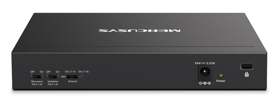 MERCUSYS Desktop Switch MS110CMP, 8x 10/100Mbps PoE+, 2x Gigabit, Ver. 1.0 - Image 3