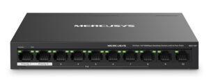 MERCUSYS desktop switch MS110P, 10x 10/100Mbps θύρες, PoE+, V1.0