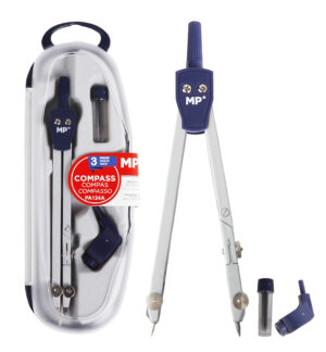 MP διαβήτης PA124A με ανταλλακτικές μύτες & ροδέλα, μεταλλικός, μπλε