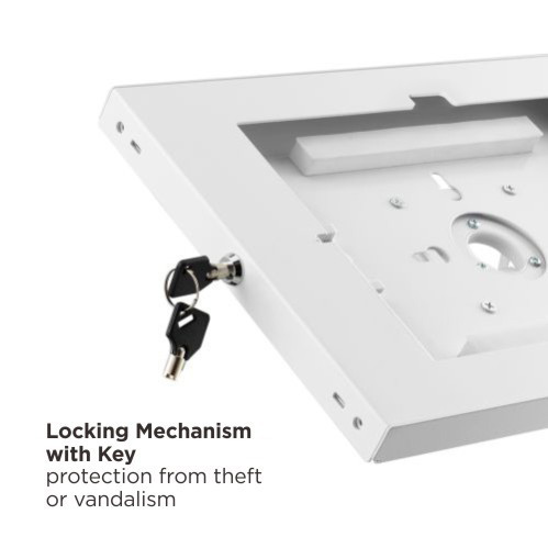 BRATECK επιτοίχια βάση tablet PAD34-01, αντικλεπτική, 9.7-11", μαύρη - Image 4