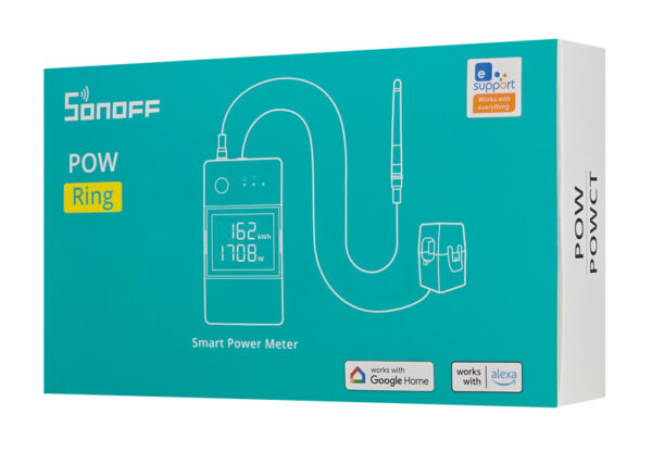 SONOFF smart μετρητής κατανάλωσης ρεύματος POWCT, WiFi, 100A - Image 9