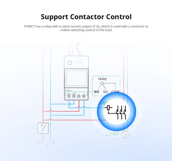 SONOFF smart μετρητής κατανάλωσης ρεύματος POWCT, WiFi, 100A - Image 15
