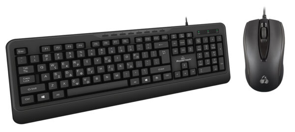 POWERTECH set ποντίκι & πληκτρολόγιο PT-1067, ενσύρματο, 1000DPI, μαύρο - Image 2