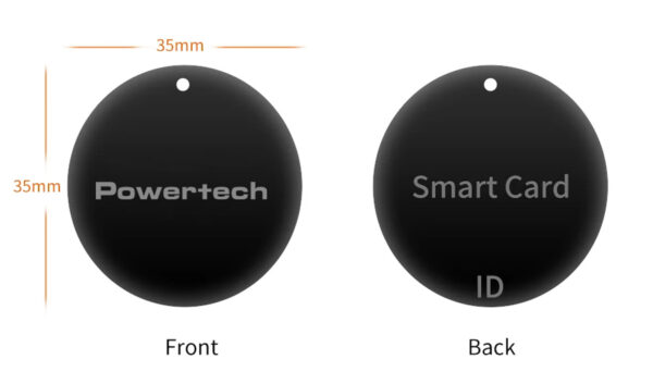 POWERTECH RFID κάρτα PT-1286, μαύρη - Image 3