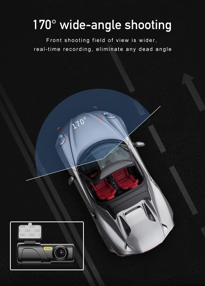 POWERTECH smart κάμερα αυτοκινήτου PT-1332, 1080p, WiFi - Image 4